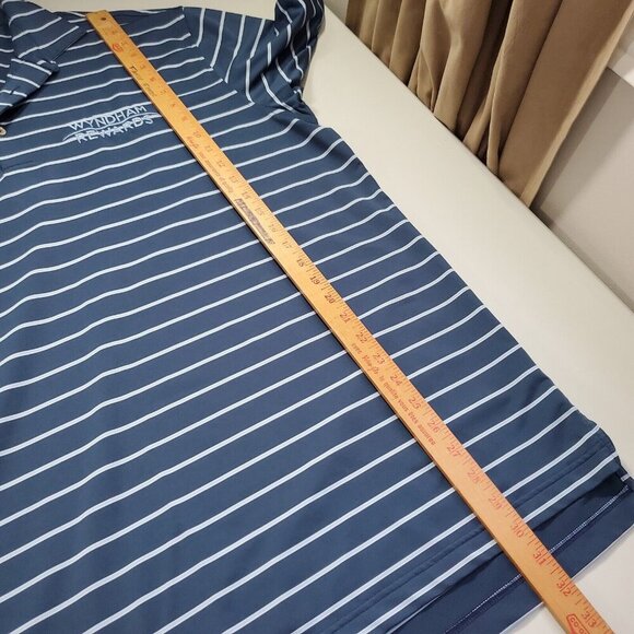 Peter Millar Men’s Summer Comfort Polo Shirt XL Stripe Logo Golf Casual - Picture 9 of 10